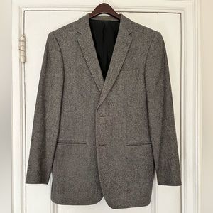 Men’s tweed blazer size 40R black/grey tweed from Et Vous